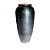 VASO RÚSTICO CERÂMICA IMPORTADO DUBAI PRETO EXTRA GRANDE D68CM X A160CM - Imagem 1
