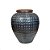 VASO RÚSTICO CERÂMICA IMPORTADO INGLATERRA PRETO MÉDIO D55CM X A65CM - Imagem 1