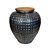 VASO RÚSTICO CERÂMICA IMPORTADO INGLATERRA PRETO MÉDIO D55CM X A65CM - Imagem 2