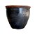 VASO RÚSTICO CERÂMICA IMPORTADO MARROCOS PRETO GRANDE D82CM X A68CM - Imagem 1