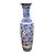 VASO IMPORTADO EM PORCELANA AZUL E BRANCO FLORIDO A160CM - Imagem 2