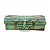 BAÚ BALI ANTIQUE METAL VERDE AQUA 57X30X18CM - Imagem 1