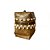 CAIXA BALI RATTAN COM CONCHAS 14CM X 18CM X 14CM - Imagem 2