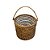 CESTA ARTESANAL BALI RATTAN COM ALÇA - Imagem 2