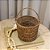 CESTA ARTESANAL BALI RATTAN COM ALÇA - Imagem 4