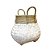 CESTO BAMBU BRANCO COM CORDA D40CM X A48CM - Imagem 2