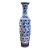 VASO IMPORTADO EM PORCELANA AZUL E BRANCO FLORIDO A180CM - Imagem 1