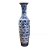 VASO IMPORTADO EM PORCELANA AZUL E BRANCO FLORIDO A180CM - Imagem 2