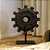 ESCULTURA RODA DECORATIVA EM MADEIRA GRANDE D50CM - Imagem 4