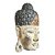 MÁSCARA BUDA IMPORTADA DECORATIVA EM MADEIRA GRANDE L24CM X A42CM - Imagem 2