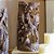 ESCULTURA IMPORTADA VIDHYA DHARI EM MADEIRA L25CM X A51CM - Imagem 3