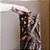 ESCULTURA IMPORTADA DEUSA SARASWATI EM MADEIRA L18CM X A52CM - Imagem 4