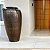 VASO VIETNAMITA CERÂMICA IMPORTADO ROMA GRAFITE GRANDE D56CM X A116CM - Imagem 4