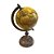 GLOBO DECORATIVO INDIANO BEGE COM BASE EM MADEIRA 25CM - Imagem 2