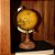 GLOBO DECORATIVO INDIANO BEGE COM BASE EM MADEIRA 25CM - Imagem 4
