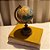 GLOBO DECORATIVO INDIANO AZUL COM BASE EM MADEIRA 25CM - Imagem 4