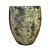 VASO VIETNAMITA CERÂMICA IMPORTADO MOSCOU ATLANTIS ORGANIC PEQUENO D46CM X A54CM - Imagem 1
