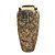 VASO VIETNAMITA CERÂMICA IMPORTADO ROMA ATLANTIS CHAMPAGNE GRANDE D56CM X A116CM - Imagem 1
