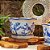 CACHEPOT PORCELANA AZUL E BRANCA BIRD GRANDE D21CM X A13CM - Imagem 4
