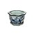 CACHEPOT PORCELANA AZUL E BRANCA BIRD MÉDIO D16CM X A12CM - Imagem 2