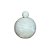 MINI POTE COM TAMPA EM POLIRRESINA CLARA PARA LAVABO D08CM X A10CM - Imagem 1