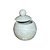 MINI POTE COM TAMPA EM POLIRRESINA CLARA PARA LAVABO D08CM X A10CM - Imagem 2