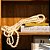 COLAR DE MESA DECORATIVO EM MADEIRA NATURAL GREECE 65CM - Imagem 2