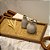 BANDEJA IMPORTADA EM RATTAN E MADEIRA RETANGULAR GRANDE 38CM X 04CM X 18CM - Imagem 2