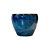 BACIA VIETNAMITA CERÂMICA IMPORTADA SUÍÇA AQUA PEQUENA D21CM X A19CM - Imagem 1