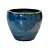 BACIA VIETNAMITA CERÂMICA IMPORTADA SUÍÇA AQUA GRANDE D38CM X A28CM - Imagem 2