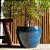 BACIA VIETNAMITA CERÂMICA IMPORTADA SUÍÇA AQUA GRANDE D38CM X A28CM - Imagem 3