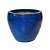 BACIA VIETNAMITA CERÂMICA IMPORTADA SUÍÇA AZUL GRANDE D38CM X A28CM - Imagem 2