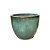 VASO VIETNAMITA CERÂMICA IMPORTADO NASSAU MOSS GREEN MÉDIO D46CMX A39CM - Imagem 2