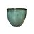 VASO VIETNAMITA CERÂMICA IMPORTADO NASSAU MOSS GREEN GRANDE D56CM X A47CM - Imagem 1