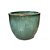 VASO VIETNAMITA CERÂMICA IMPORTADO NASSAU MOSS GREEN GRANDE D56CM X A47CM - Imagem 2