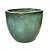 VASO VIETNAMITA CERÂMICA IMPORTADO NASSAU MOSS GREEN EXTRA GRANDE D70CM X A58CM - Imagem 2
