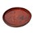 PRATO EM CERÂMICA REDONDO VERMELHO ESMALTADO IMPORTADO L40CM X A05CM X A40CM - Imagem 2