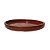 PRATO EM CERÂMICA REDONDO VERMELHO ESMALTADO IMPORTADO L40CM X A05CM X A40CM - Imagem 3
