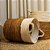 CESTO RATTAN BALI REDONDO BRANCO E NATURAL MIDDLE GRANDE D40CM X A50CM - Imagem 4