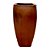 VASO VIETNAMITA CERÂMICA IMPORTADO QUADRADO MILAN COBRE D41CM X A86CM - Imagem 2