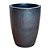 VASO VIETNAMITA CERÂMICA IMPORTADO MONTE CARLO GRAFITE MATTE GRANDE D53CM X A64CM - Imagem 2