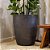 VASO VIETNAMITA CERÂMICA IMPORTADO MONTE CARLO GRAFITE MATTE GRANDE D53CM X A64CM - Imagem 4