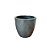 VASO VIETNAMITA CERÂMICA IMPORTADO TÓQUIO GRAFITE MATTE  PP D21CM X A25CM - Imagem 2