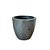 VASO VIETNAMITA CERÂMICA IMPORTADO TÓQUIO GRAFITE MATTE PEQUENO D28CM X A31CM - Imagem 2