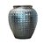 VASO RÚSTICO CERÂMICA IMPORTADO INGLATERRA PRETO EXTRA GRANDE D70CM X A85CM - Imagem 1