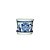 CACHEPOT PORCELANA AZUL E BRANCA ENCANTO PEQUENO D10CM X A08CM - Imagem 1