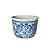 CACHEPOT PORCELANA AZUL E BRANCA ENCANTO MÉDIO D15CM X A12CM - Imagem 2