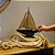 BARCO DECORATIVO PACIFIC MARROM EM MADEIRA E TECIDO OCEAN & ART COLLETION 35CM - Imagem 5
