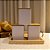 CONJUNTO COM 3 PORTA CONDIMENTOS COZY BRANCO EM METAL E MADEIRA D11CM X A14CM - Imagem 4