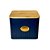 POTE PORTA COOKIE EM AZUL METAL E MADEIRA L18CM X A15CM X P16CM - Imagem 3
